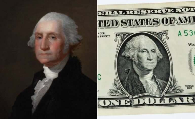 Retrato de George Washington que inspirou nota de US$ 1 vai a leilão por até R$ 5 milhões