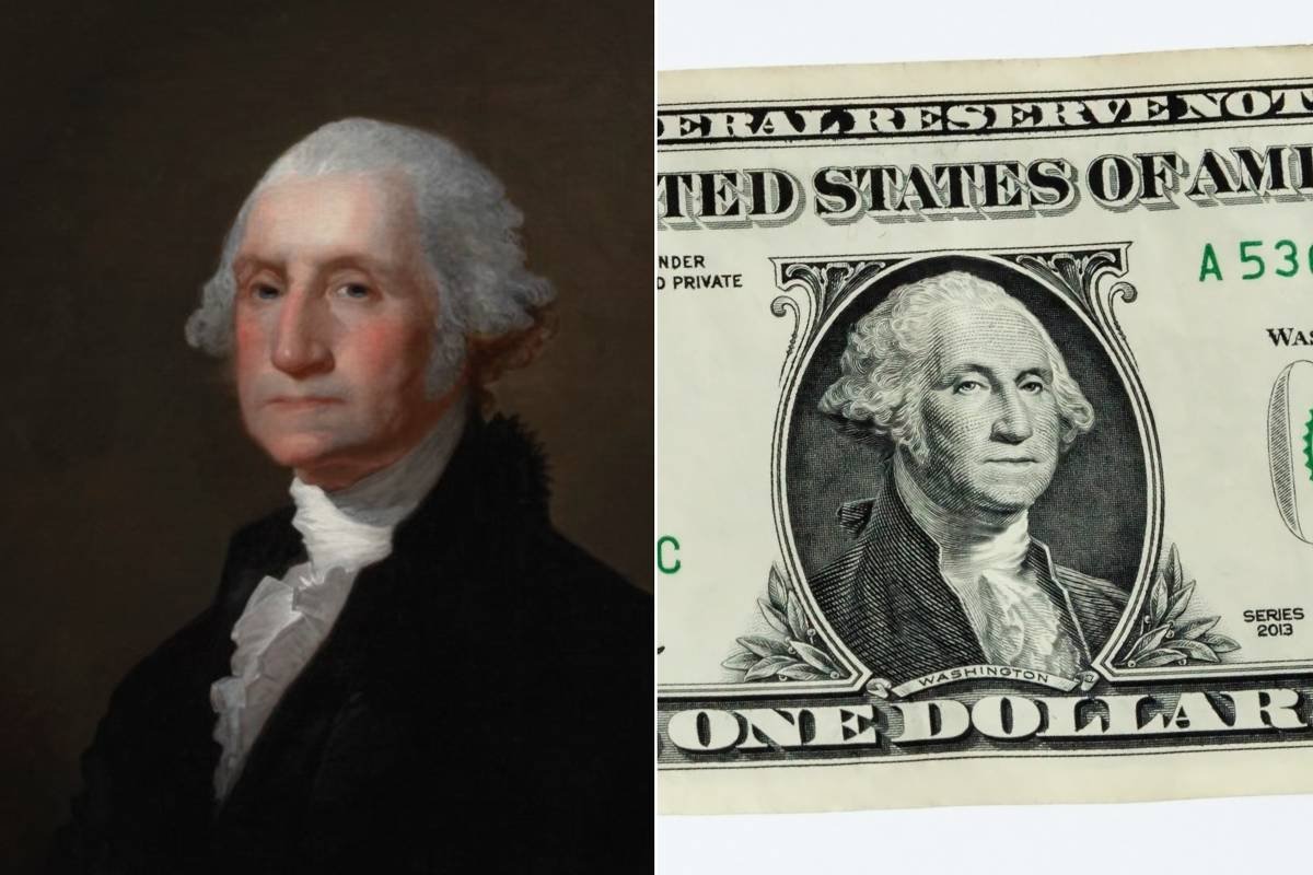 Retrato de George Washington que inspirou nota de US$ 1 vai a leilão por até R$ 5 milhões