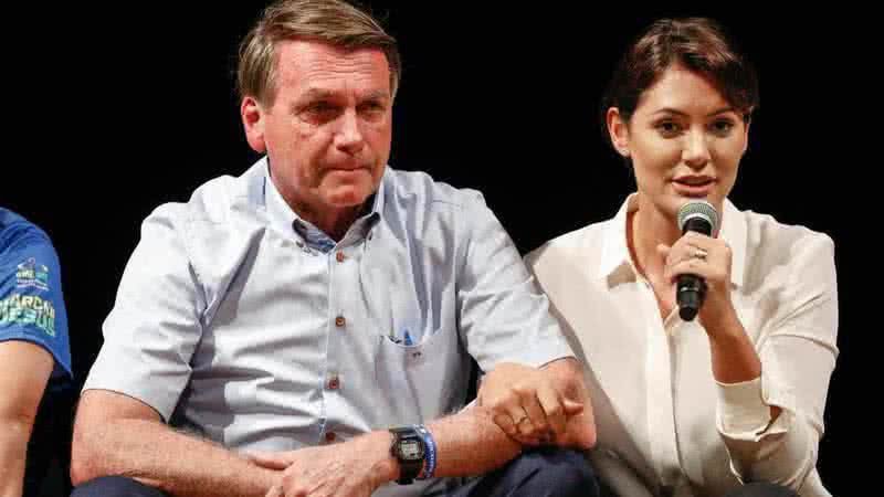 Michelle Bolsonaro informa melhora no estado de saúde de Jair Bolsonaro