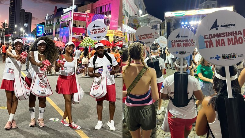 Ação “Camisinha Tá na Mão” distribui milhões de preservativos no Carnaval de Salvador 2026