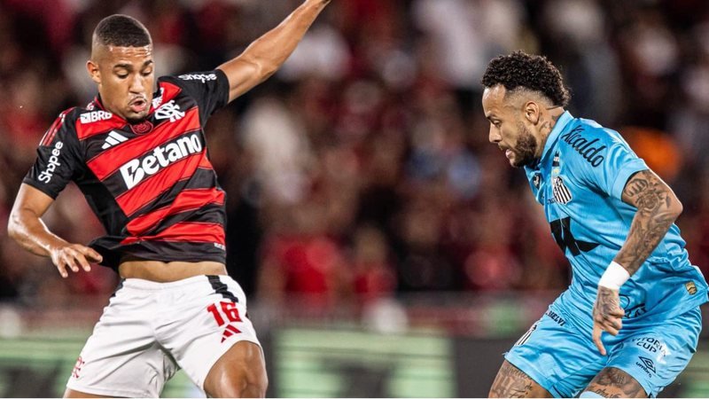 Neymar desfalca Santos contra o Flamengo no Brasileirão
