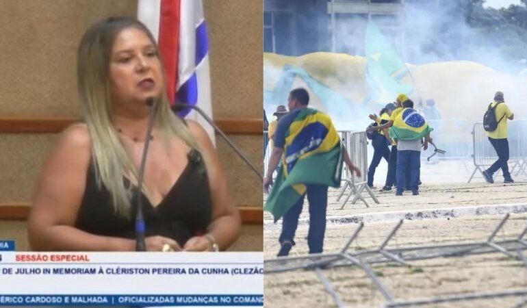 Baiana relata condições após prisão por atos de 8 de janeiro