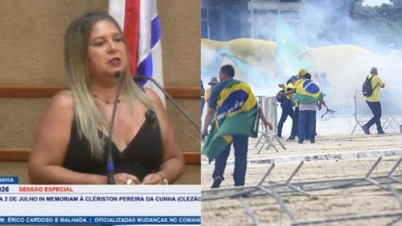 Baiana relata condições após prisão por atos de 8 de janeiro