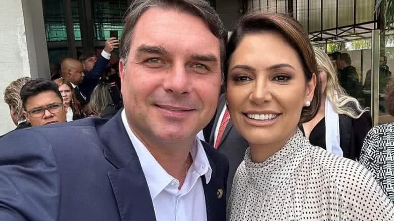 Michelle terá papel na campanha de Flávio